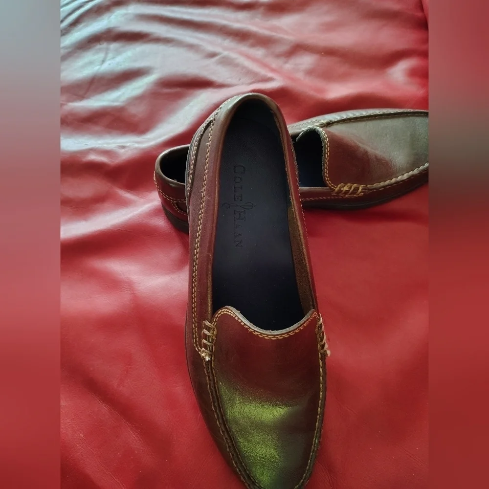 Cole Haan Dark Brown Leather Loafers